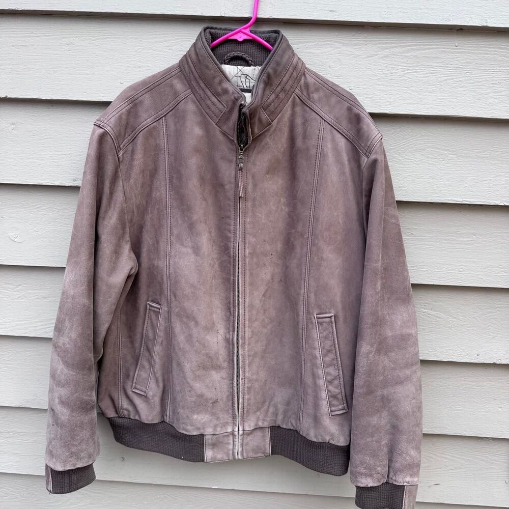 Men's Brown and Grey Jacket